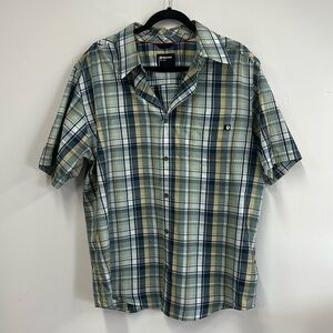 MARMOT Innesdale Short Sleeve Performance Hiking Shirt teal xl
